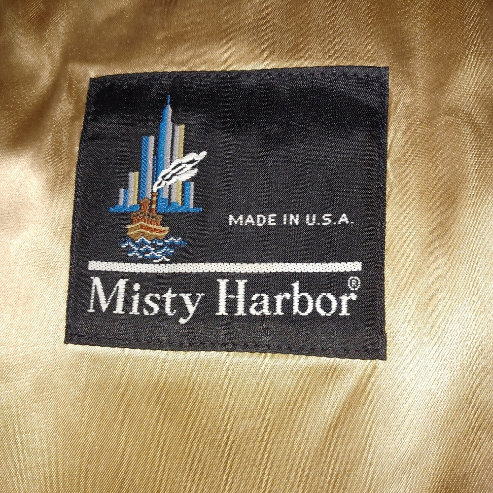 Misty Harbor Men's Tan Size 42 Long Trench Coat - Picture 5 of 5